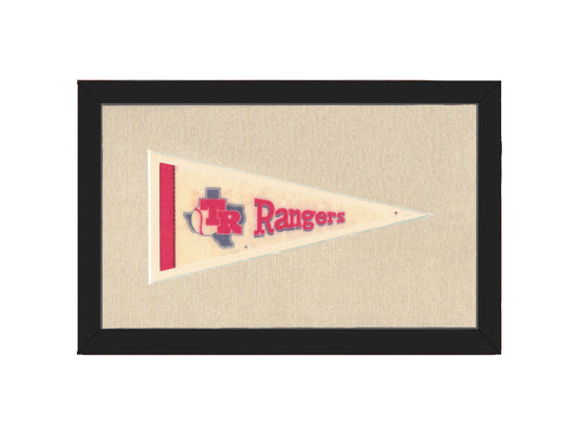 Vintage Texas Rangers Pennant