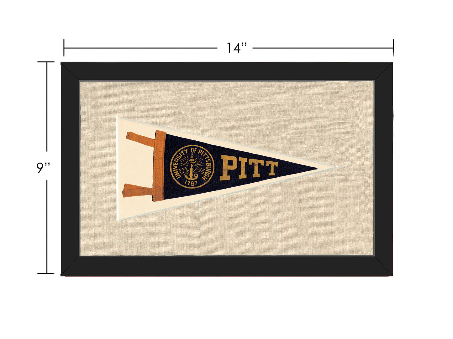 Vintage University of Pittsburgh Pennant