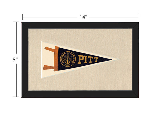 Vintage University of Pittsburgh Pennant