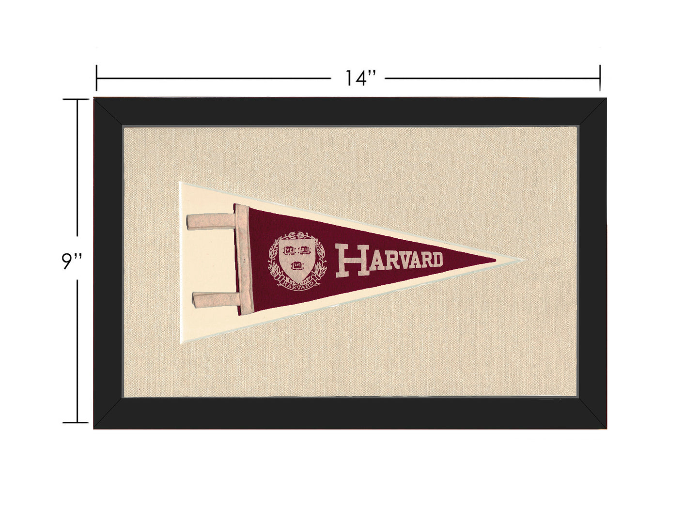Vintage Harvard Pennant
