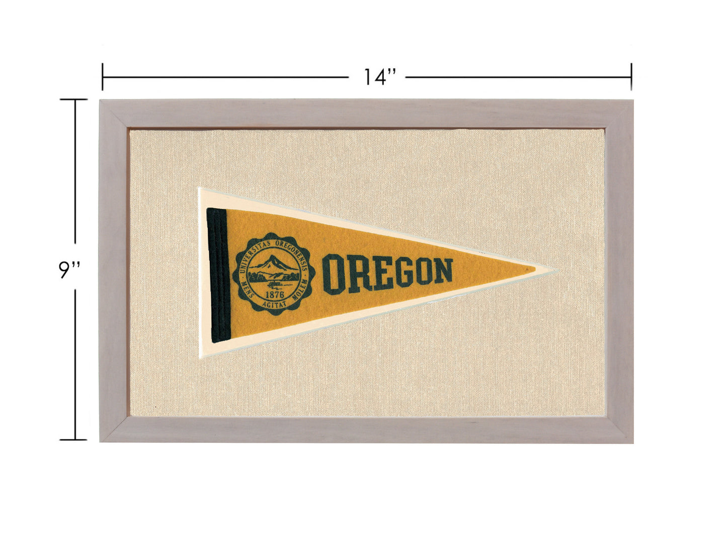 Vintage University of Oregon Pennant