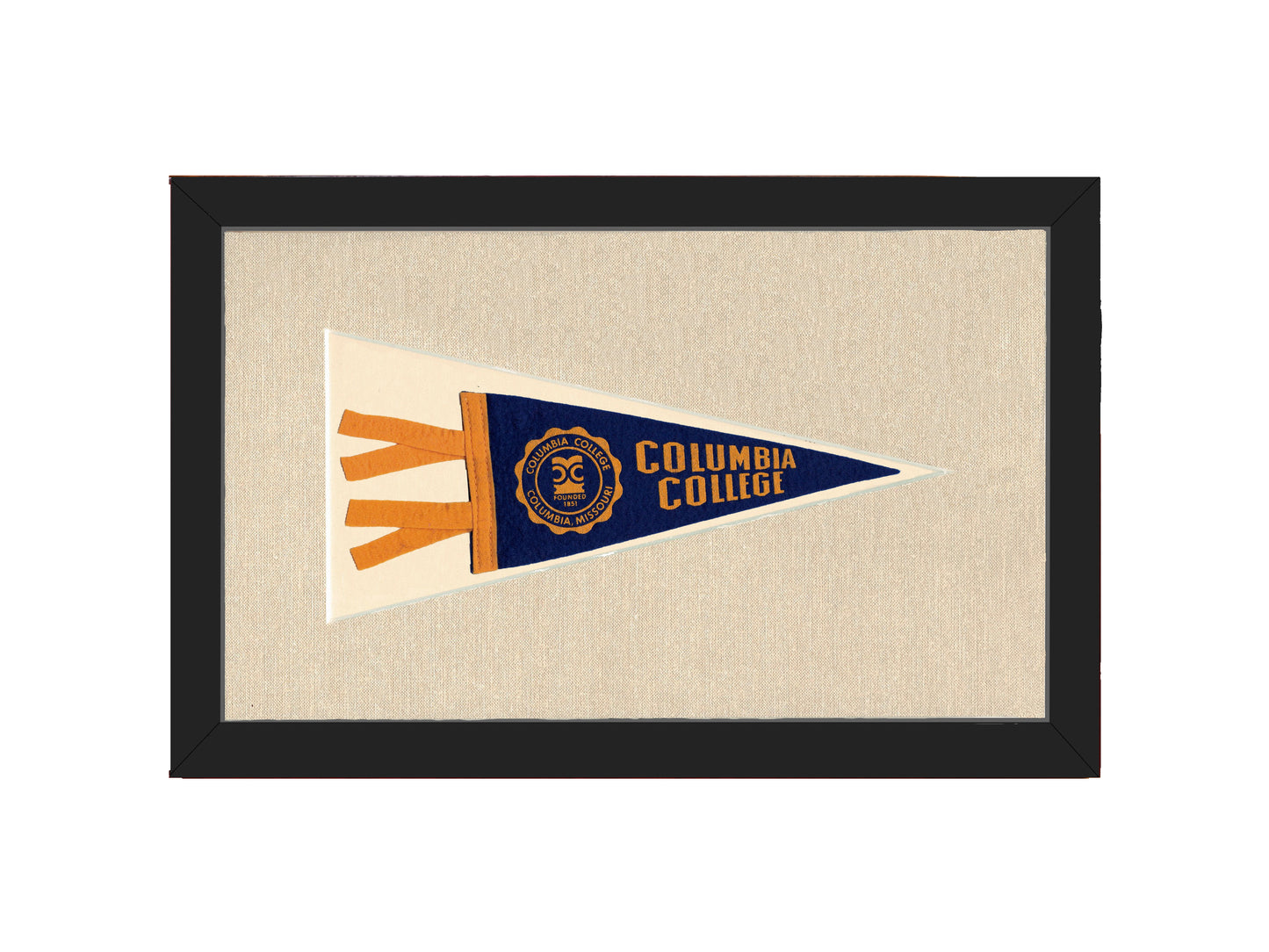 Vintage Columbia College Pennant