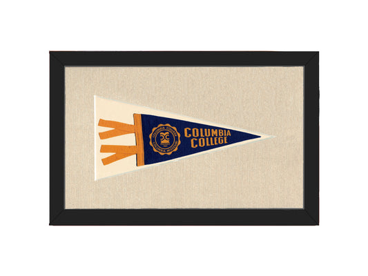 Vintage Columbia College Pennant
