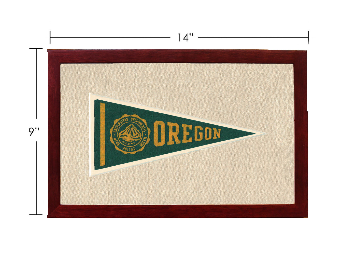 Vintage University of Oregon Pennant