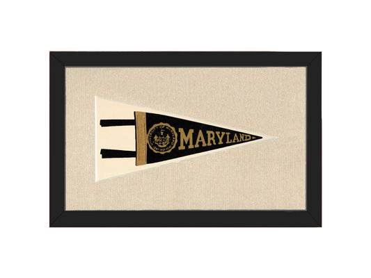 Vintage University of Maryland Pennant
