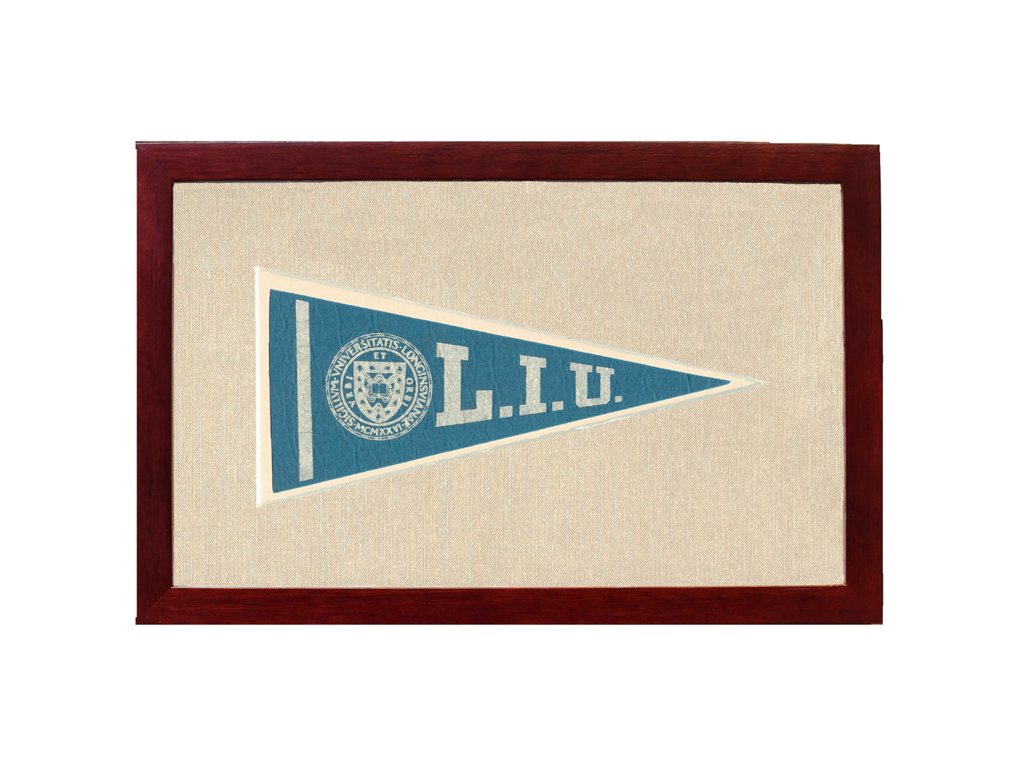 Vintage Long Island University Pennant