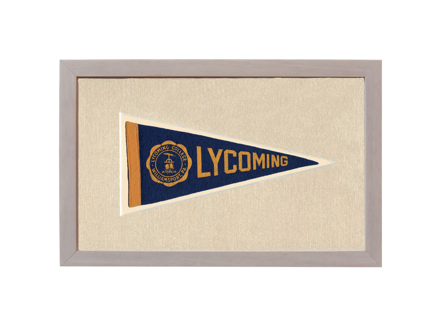 Vintage Lycoming College Pennant