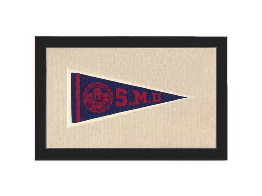 Vintage Southern Methodist University Pennant