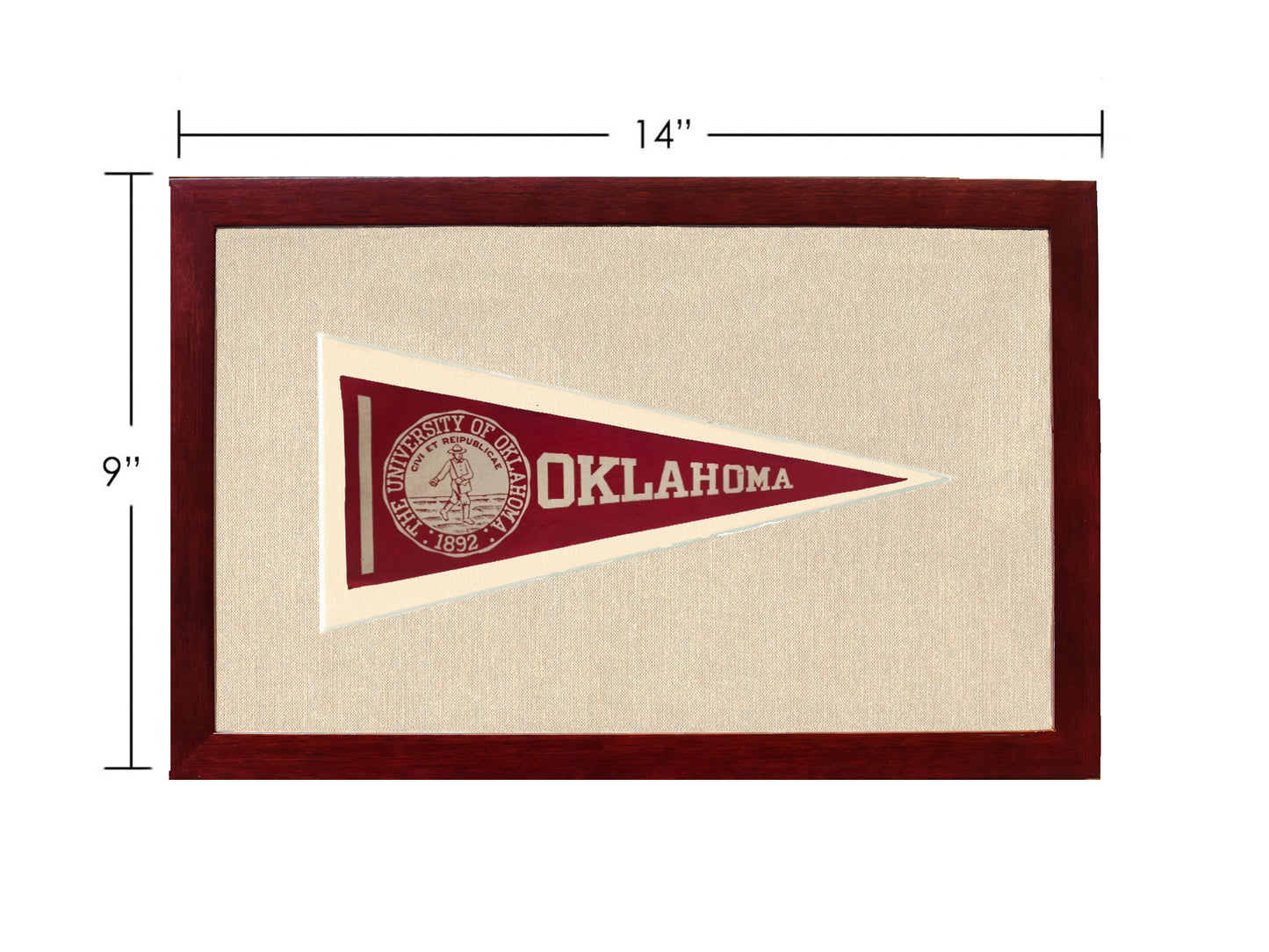 Vintage University of Oklahoma Pennant
