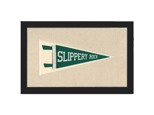 Vintage Slippery Rock University Pennant