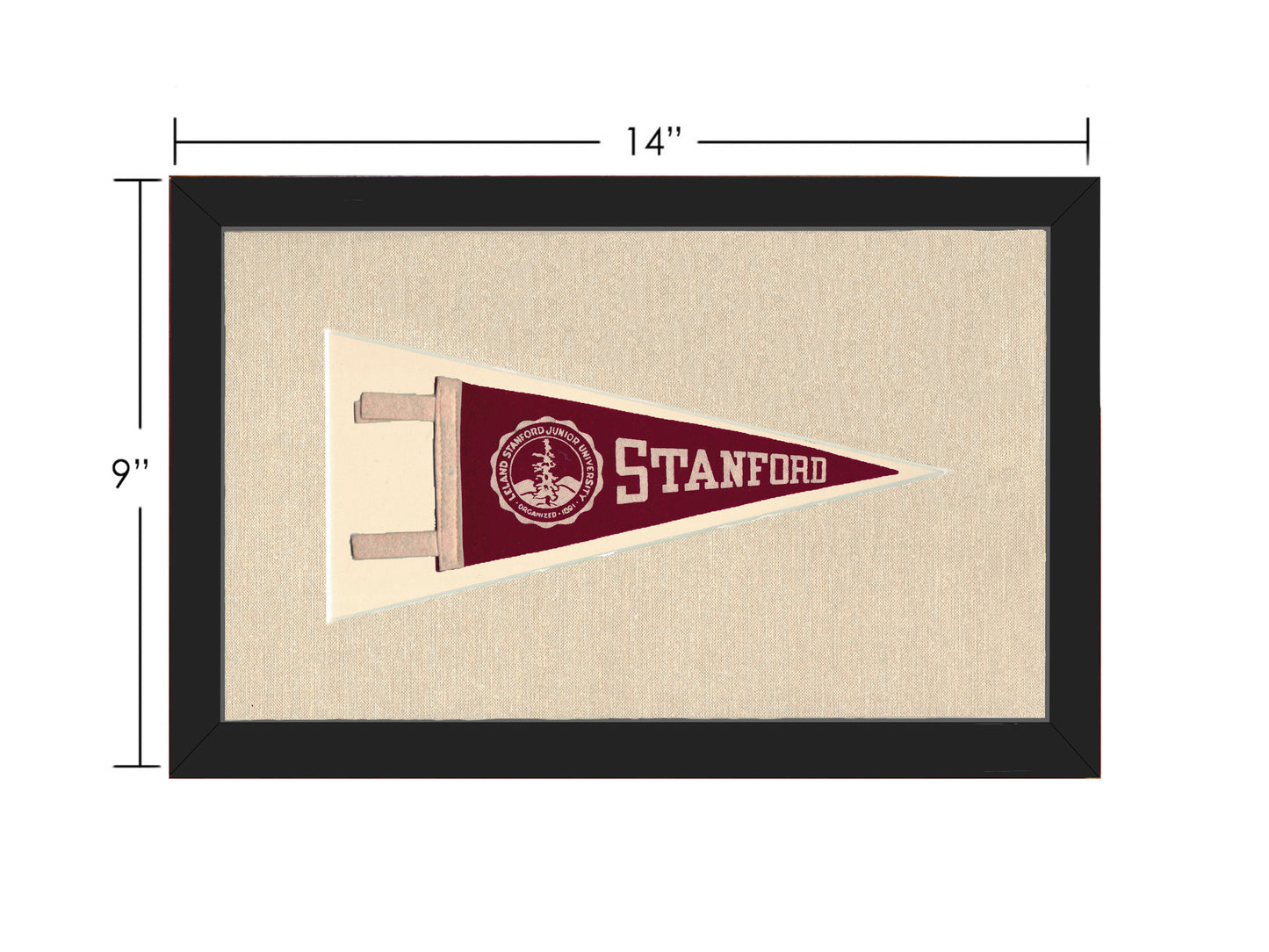 Vintage Stanford University Pennant