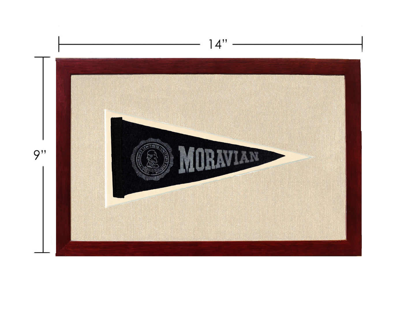 Vintage Moravian University Pennant