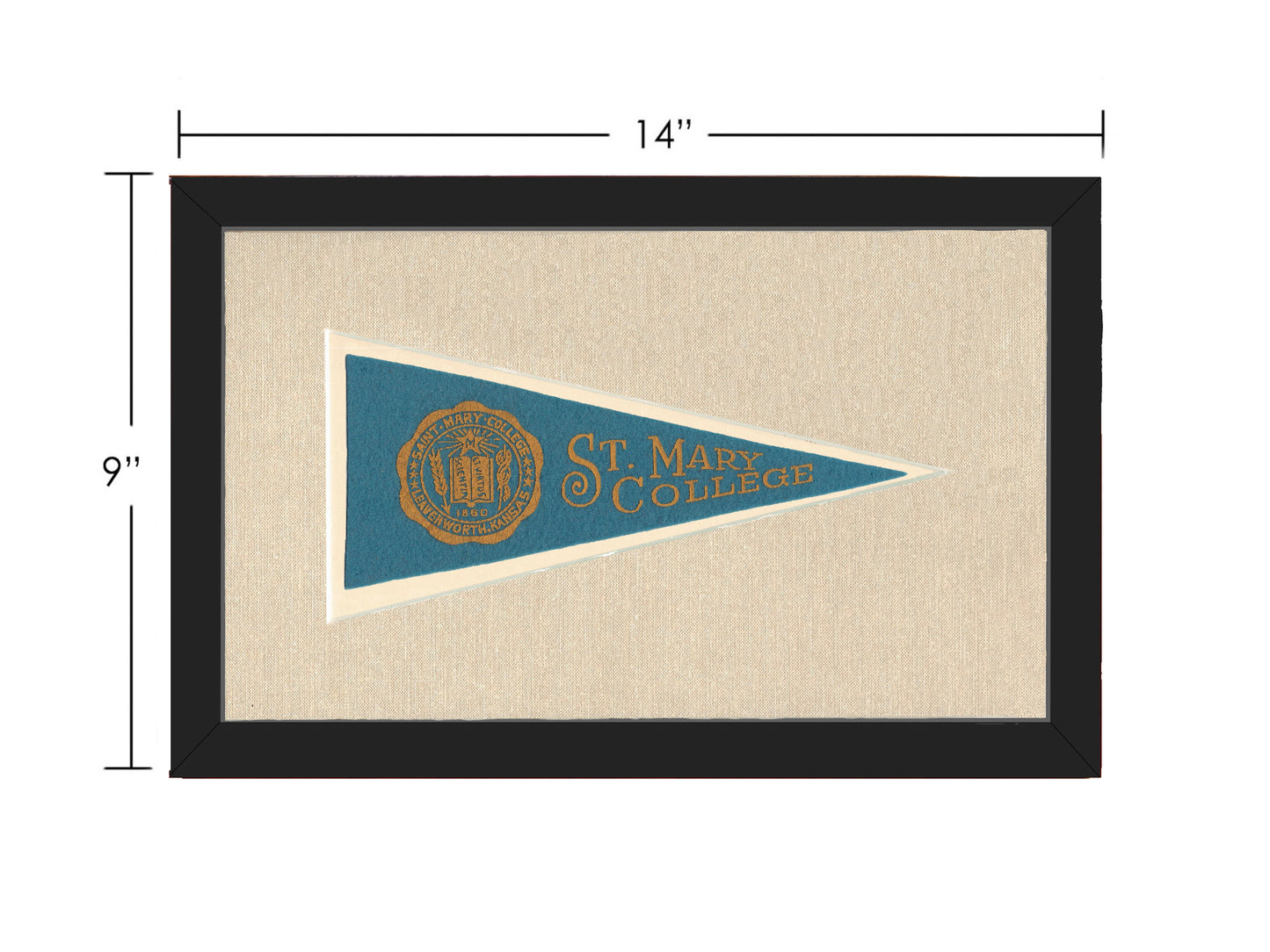 Vintage St Mary College Pennant