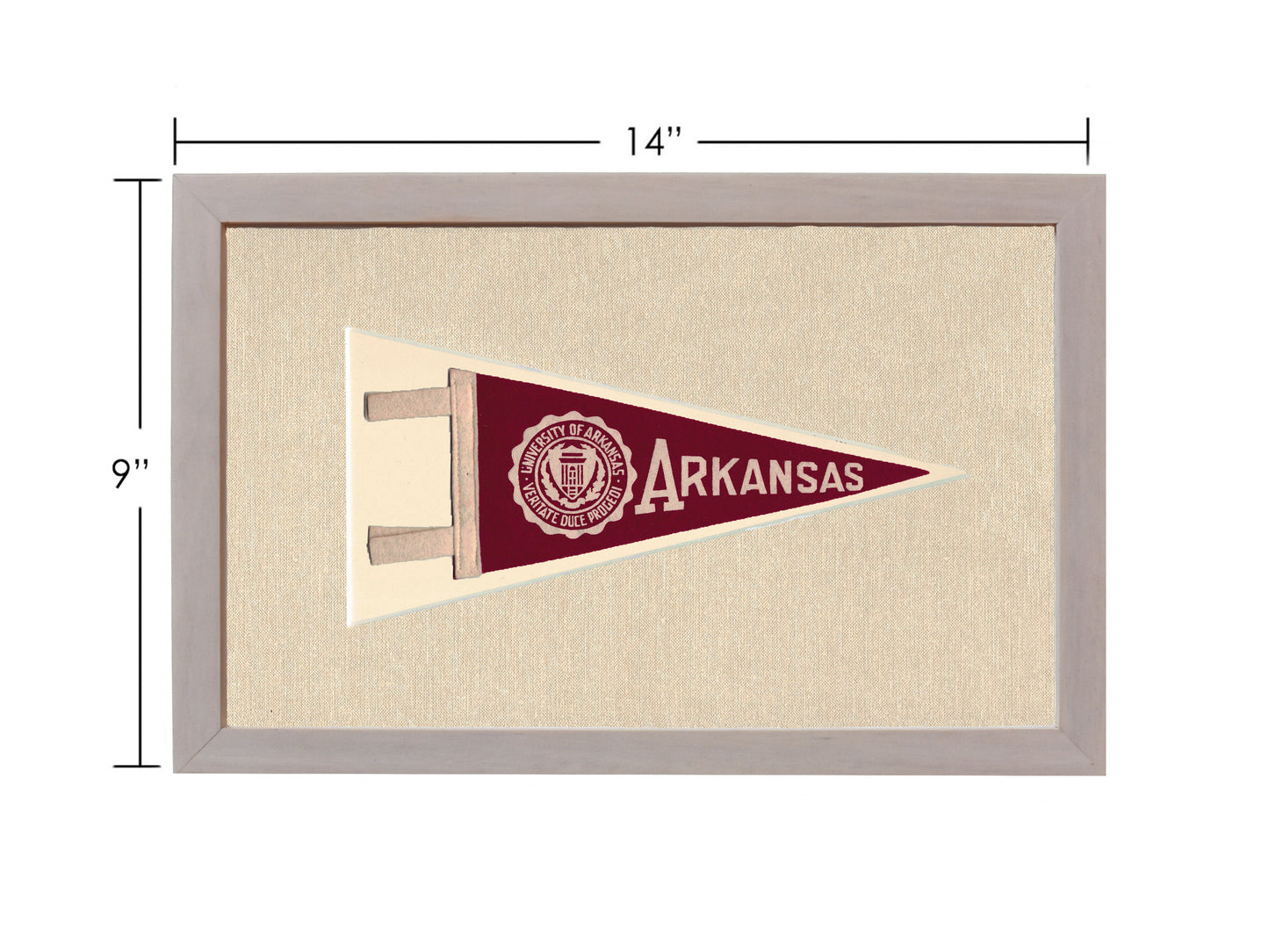 Vintage University of Arkansas Pennant