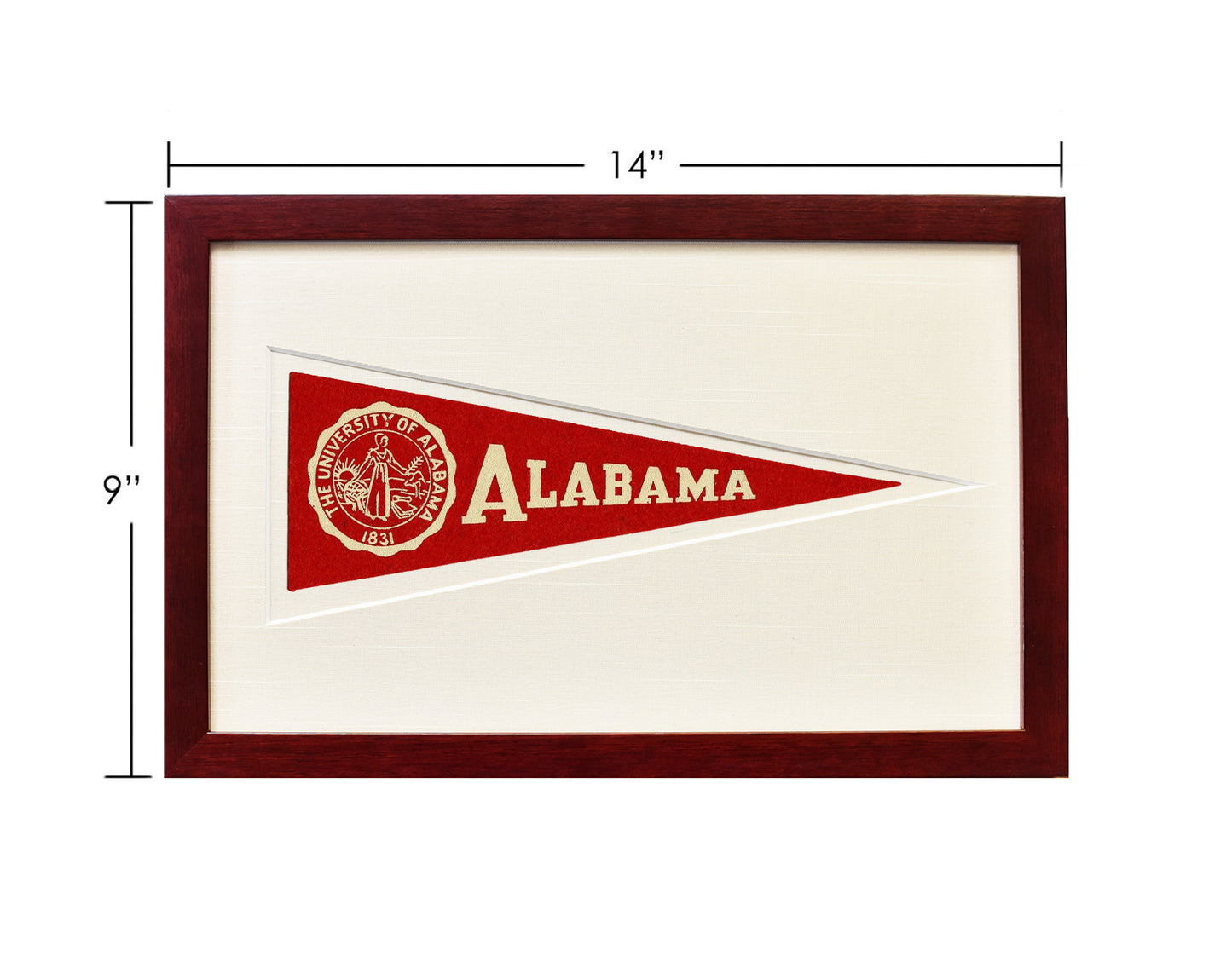Vintage University of Alabama Hormel Pennant