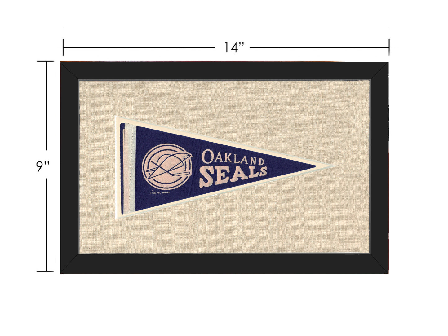 Vintage Oakland Seals Pennant