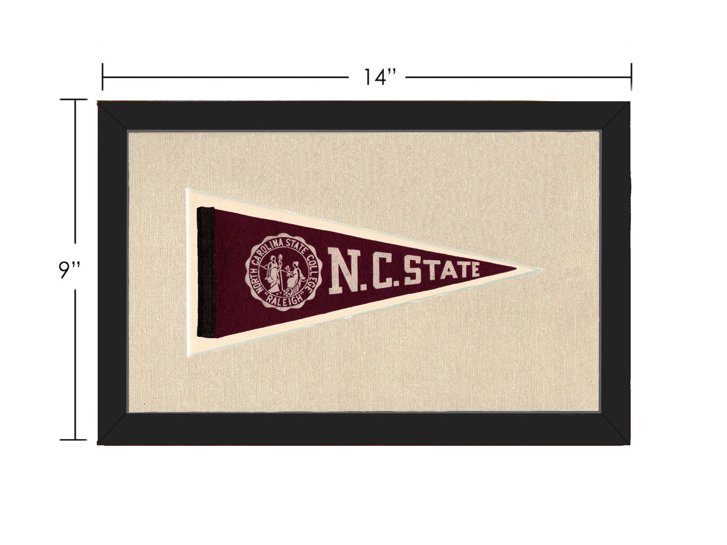 Vintage NC State Pennant