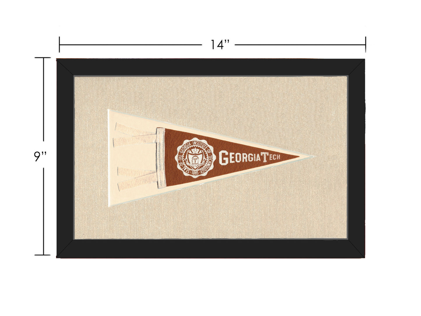 Vintage Georgia Tech Pennant