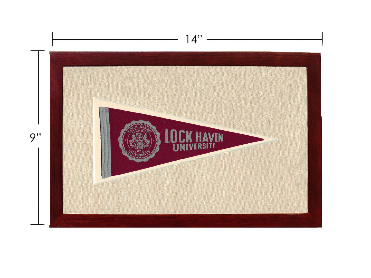 Vintage Lock Haven University Pennant