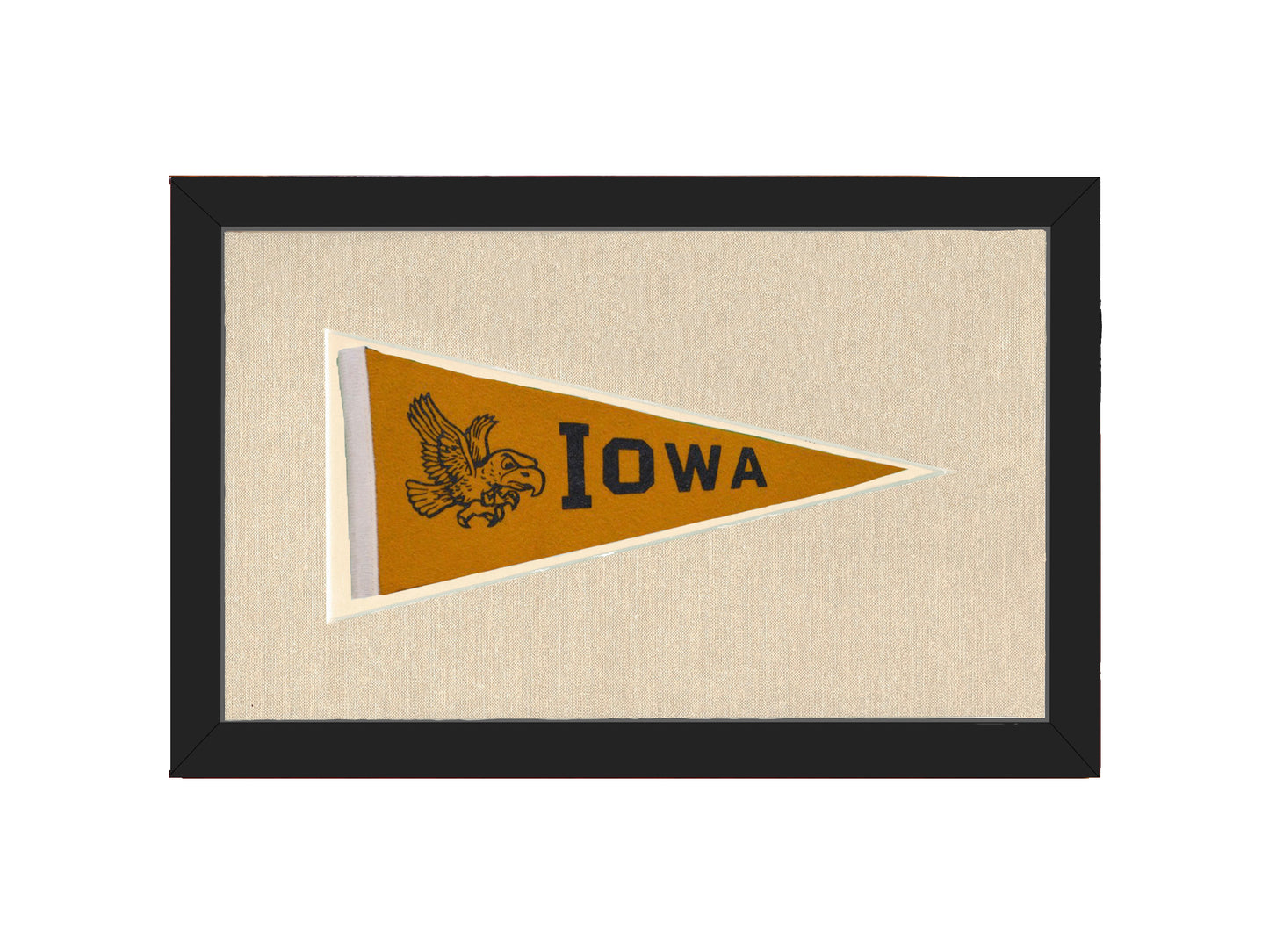Vintage University of Iowa Pennant
