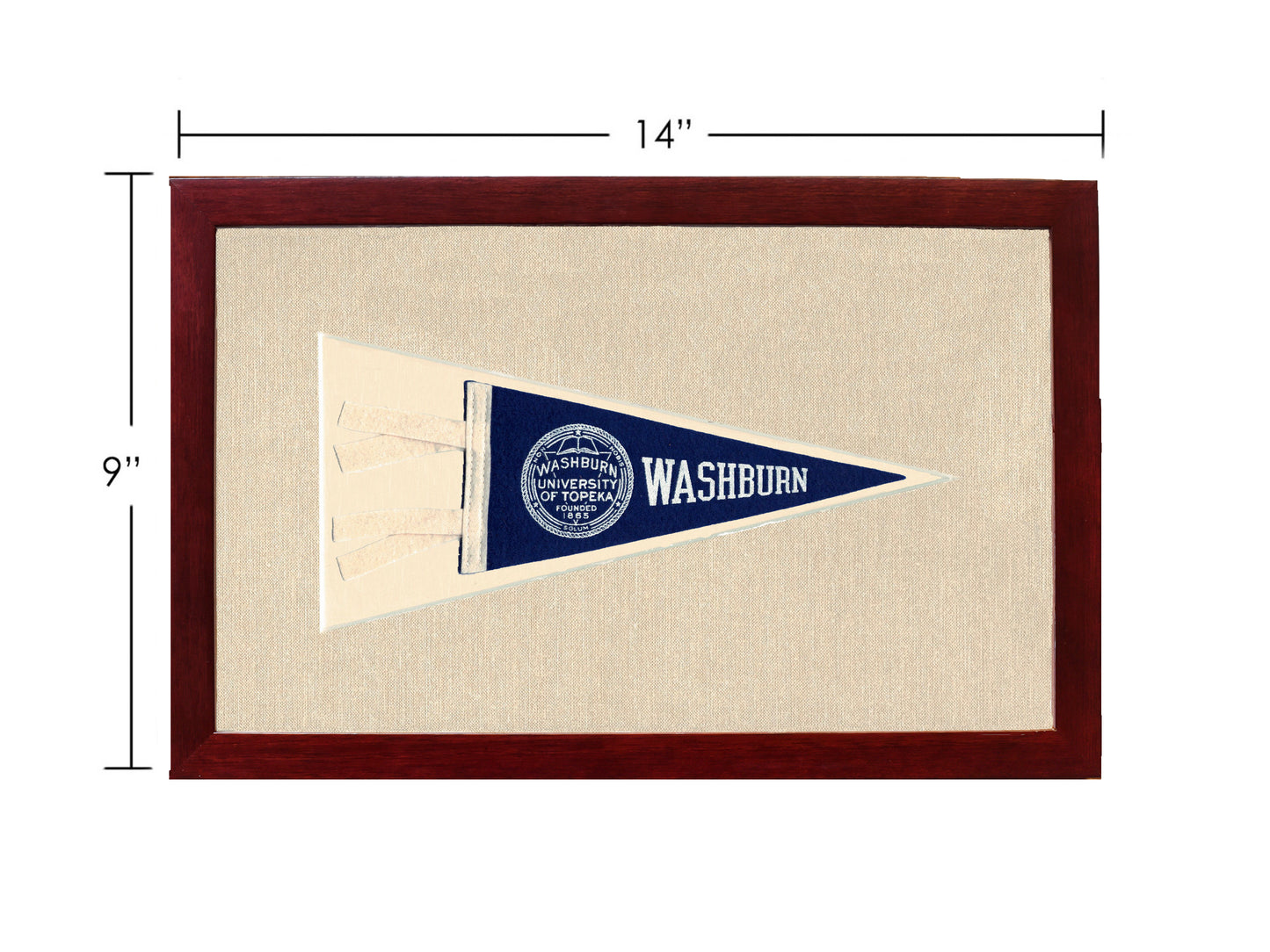 Vintage Washburn University Pennant