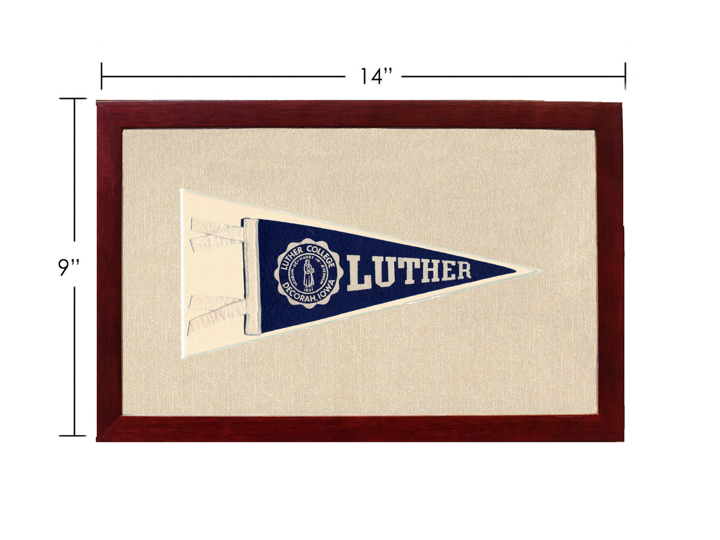 Vintage Luther College Pennant