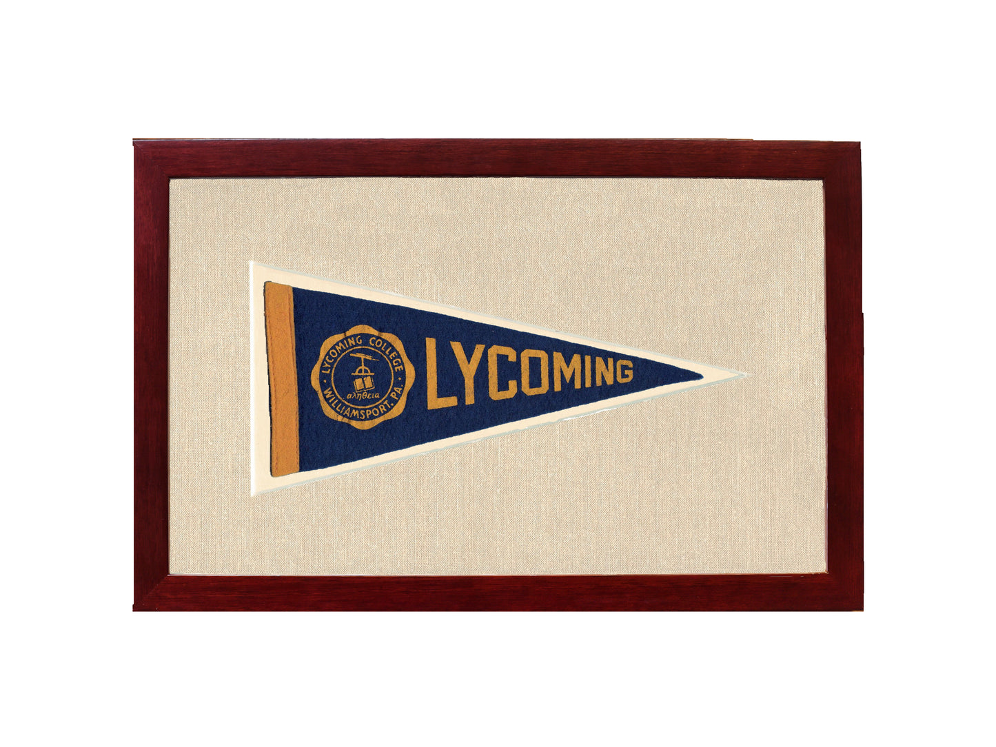 Vintage Lycoming College Pennant