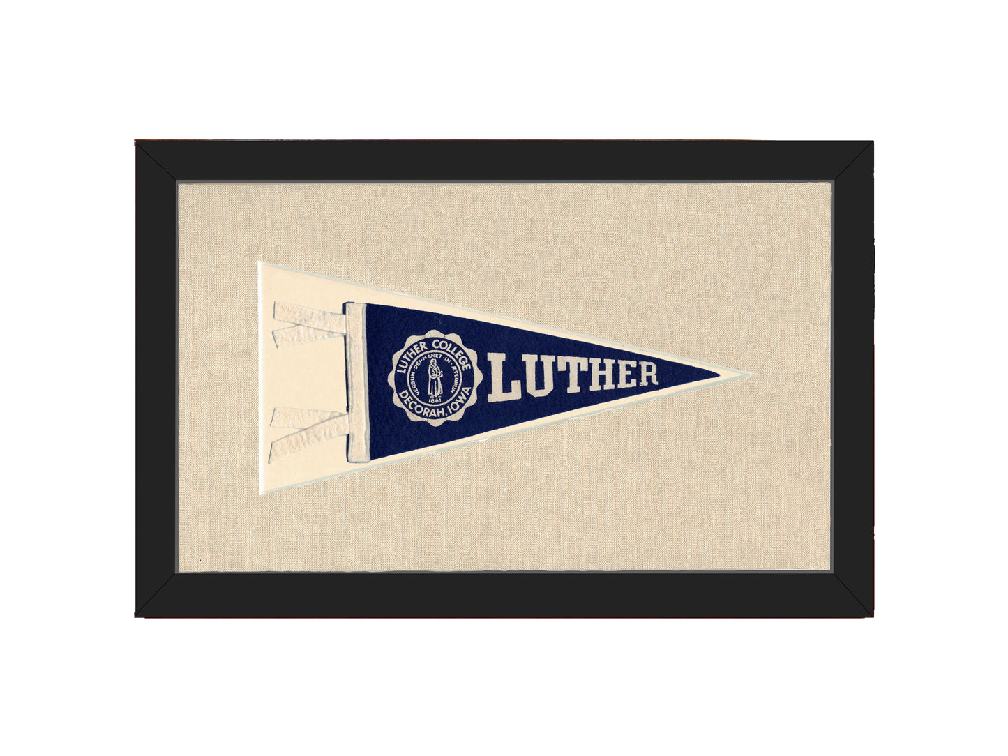 Vintage Luther College Pennant