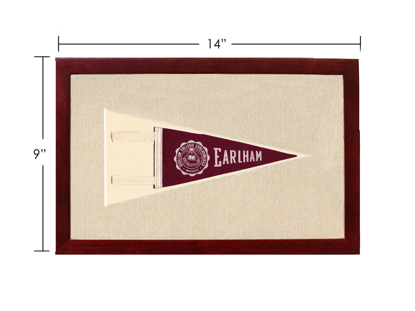 Vintage Earlham College Pennant