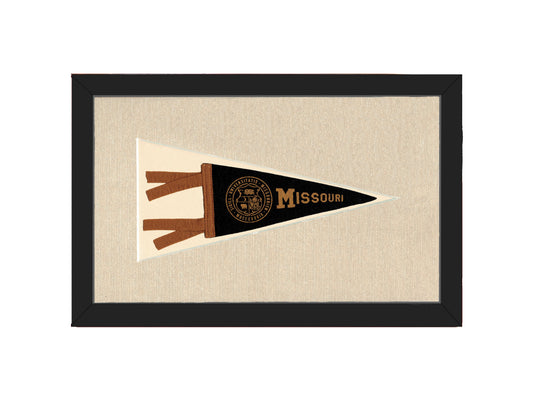 Vintage University of Missouri Pennant
