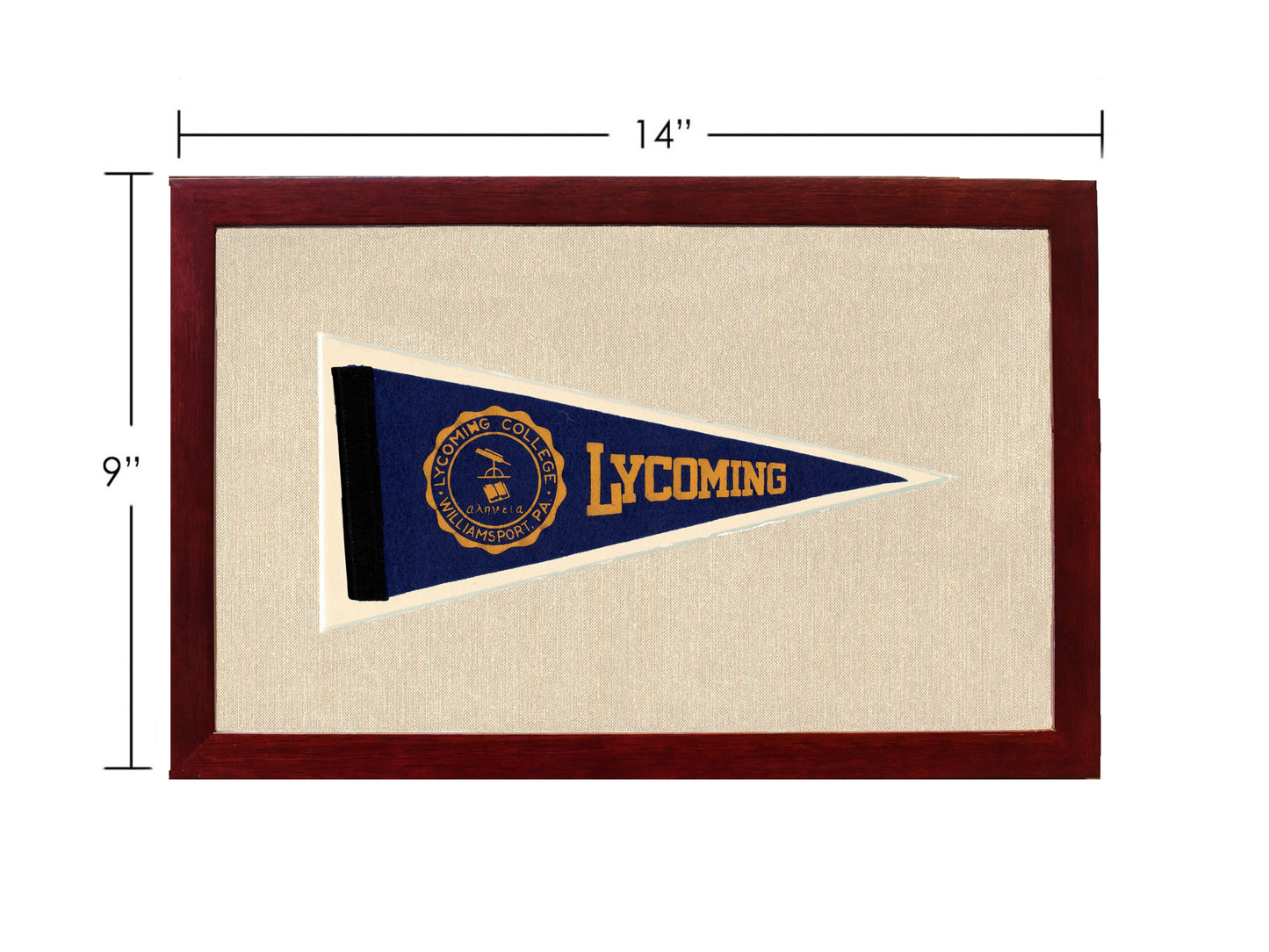 Vintage Lycoming College Pennant