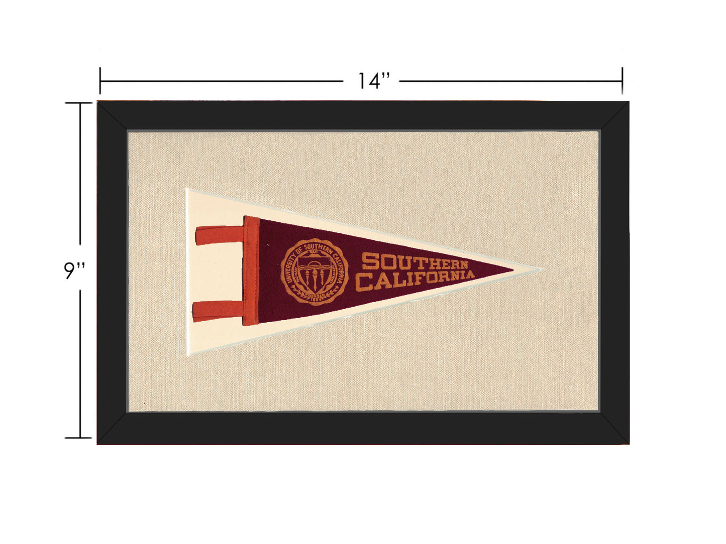 Vintage University of Southern California Pennant