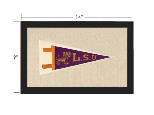 Vintage Louisiana State University Pennant