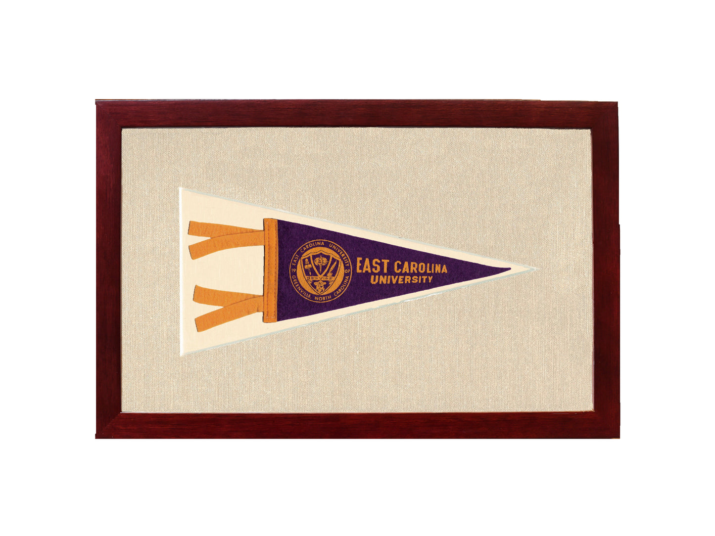 Vintage East Carolina University Pennant