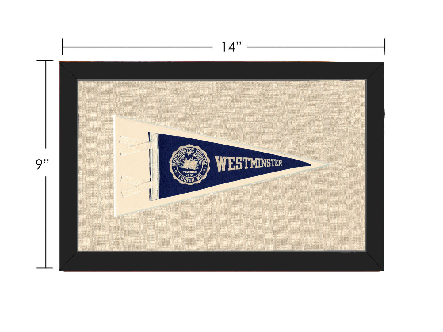 Vintage Westminster College Pennant