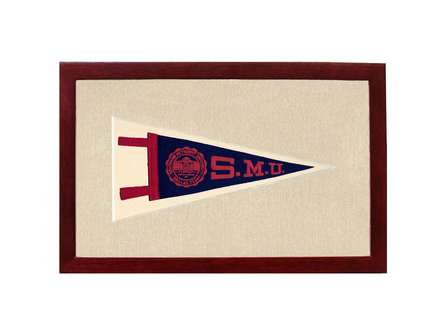 Vintage Southern Methodist University Pennant