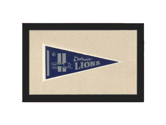 Vintage Detroit Lions NFL Pennant