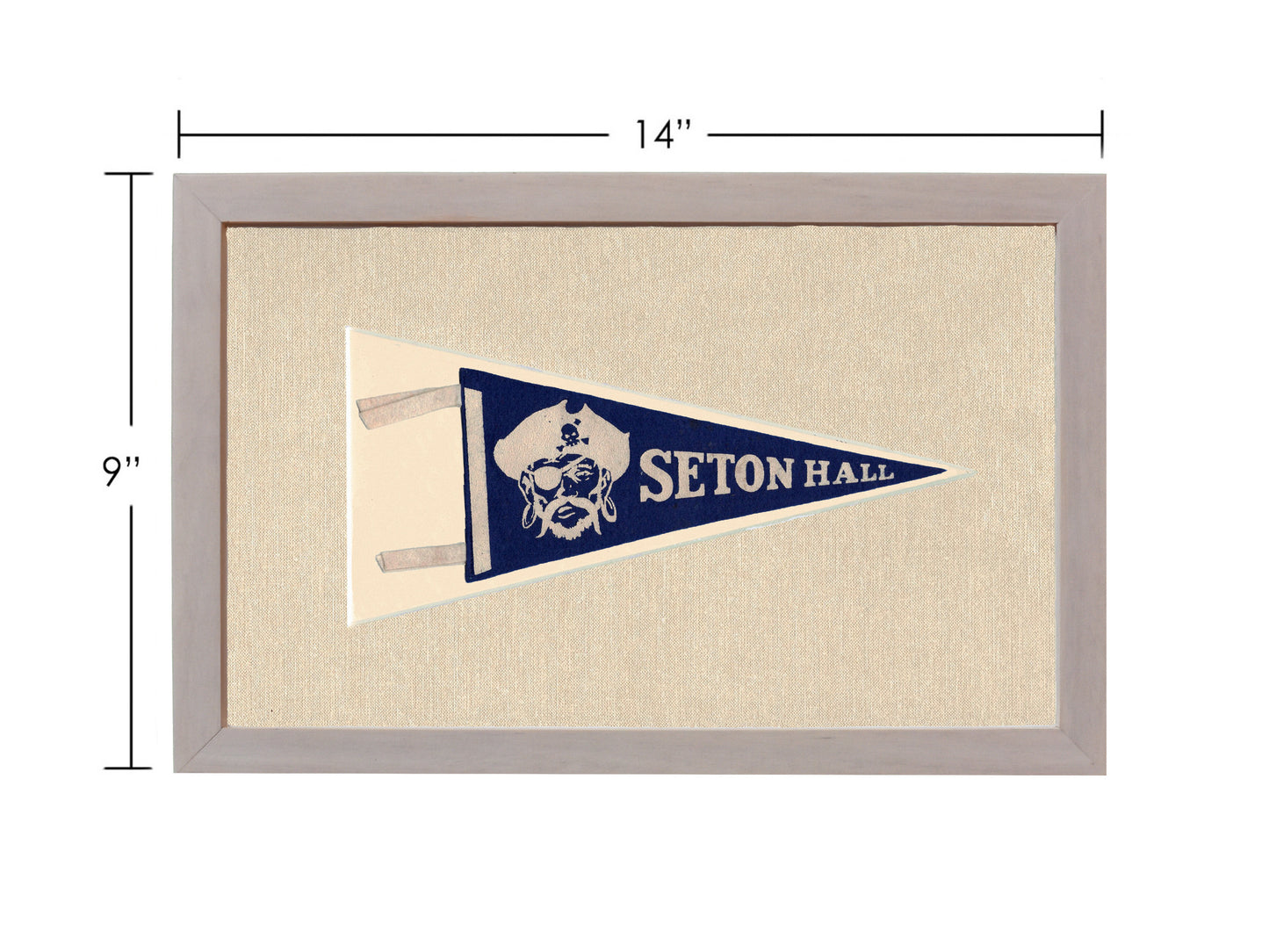 Vintage Seton Hall University Pennant