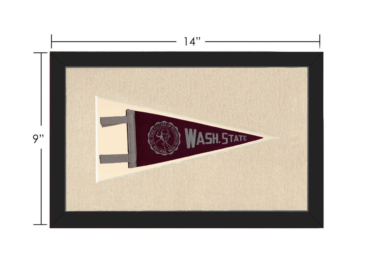 Vintage Washington State University Pennant
