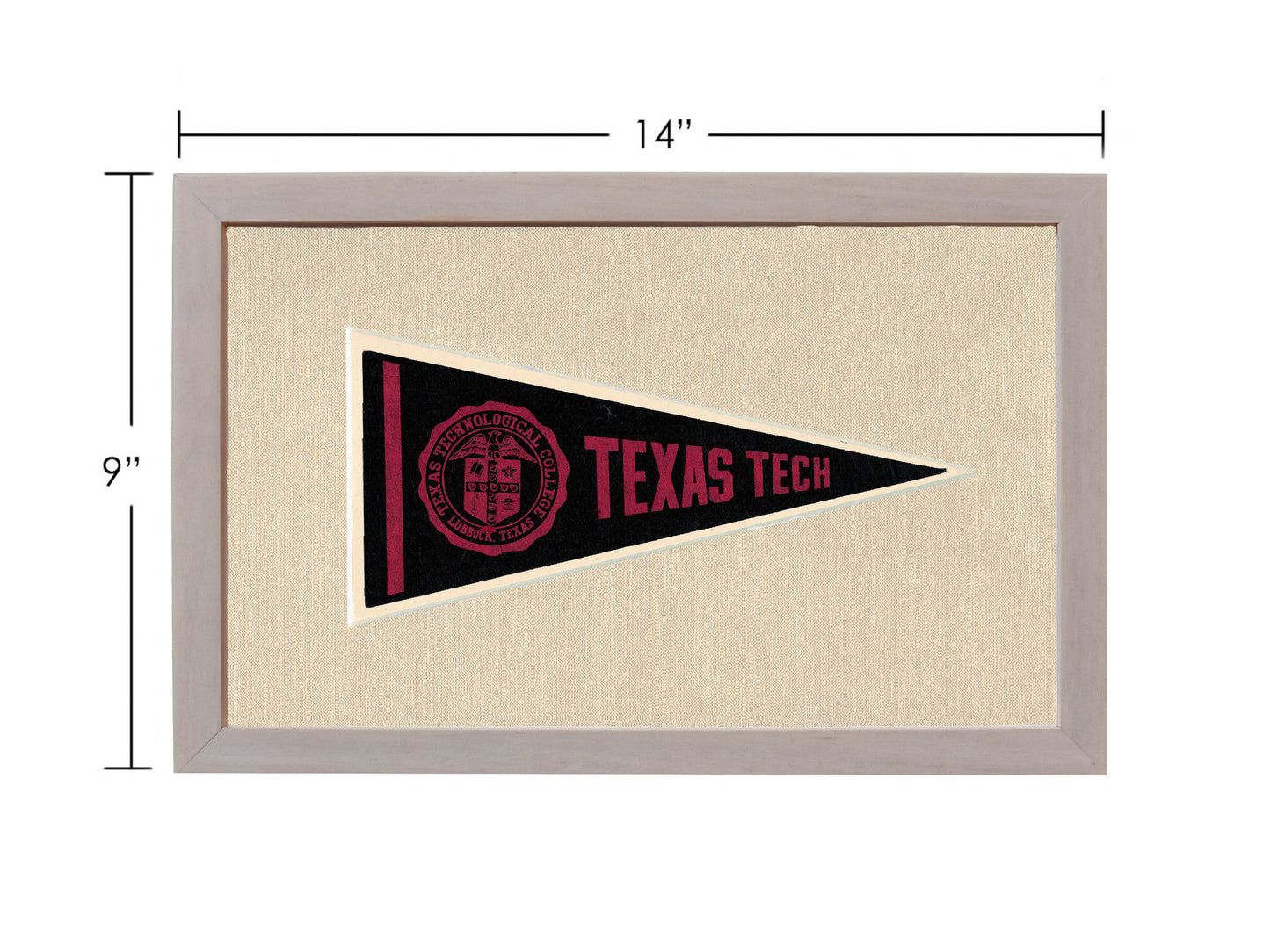 Vintage Texas Tech Pennant