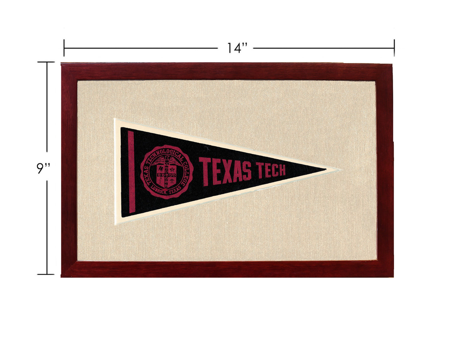 Vintage Texas Tech Pennant