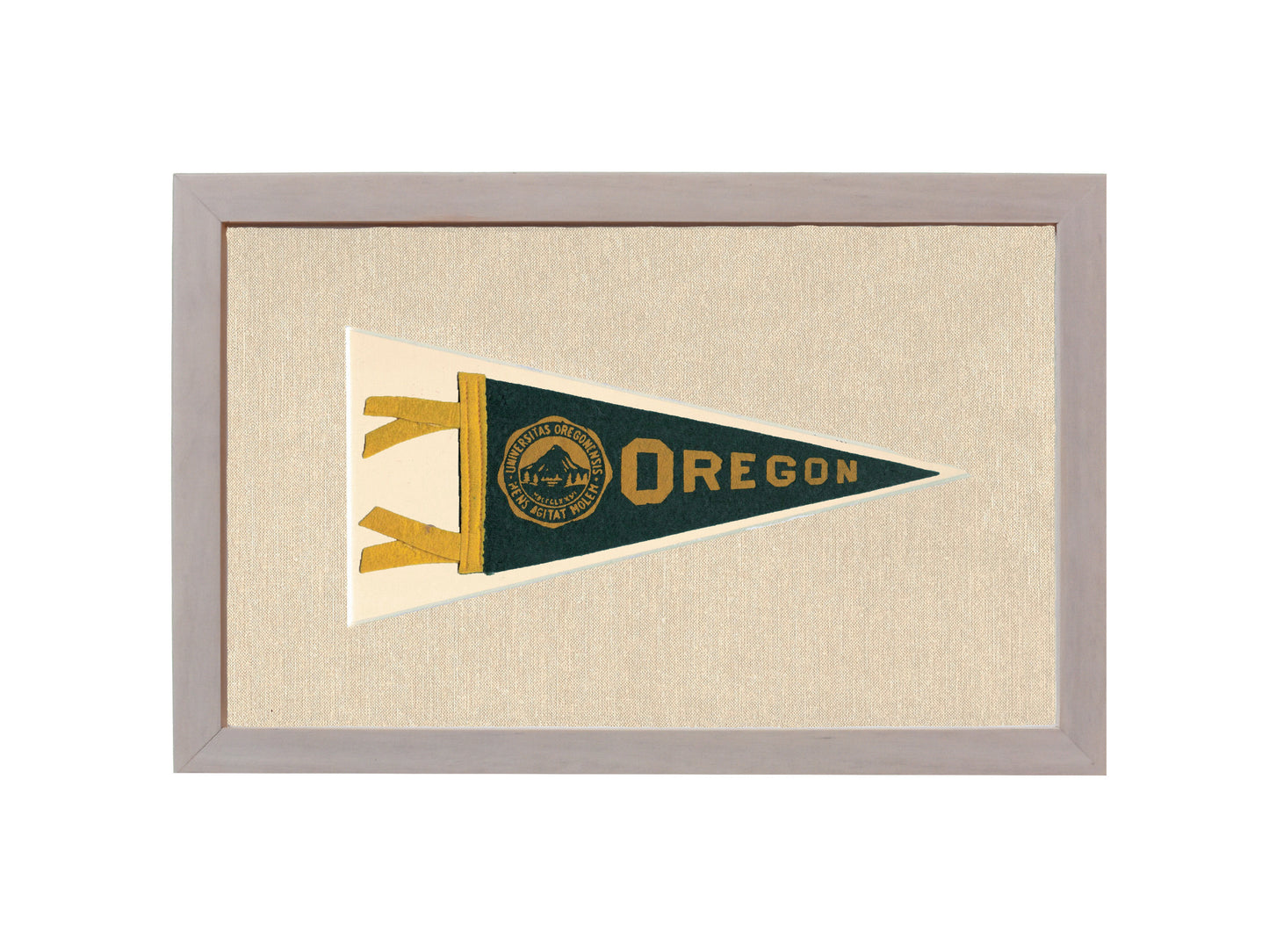 Vintage University of Oregon Pennant