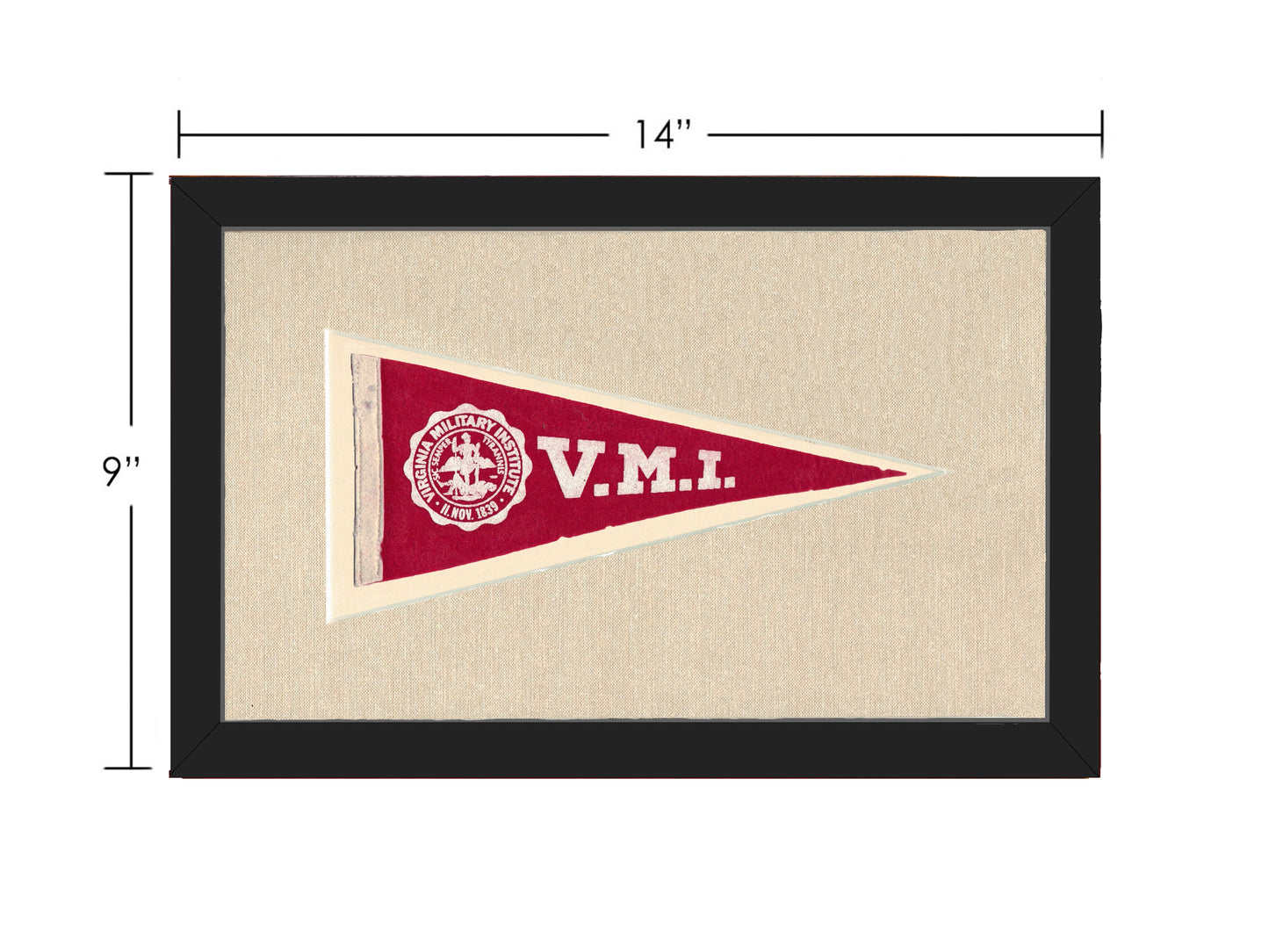 Vintage Virginia Military Institute Pennant