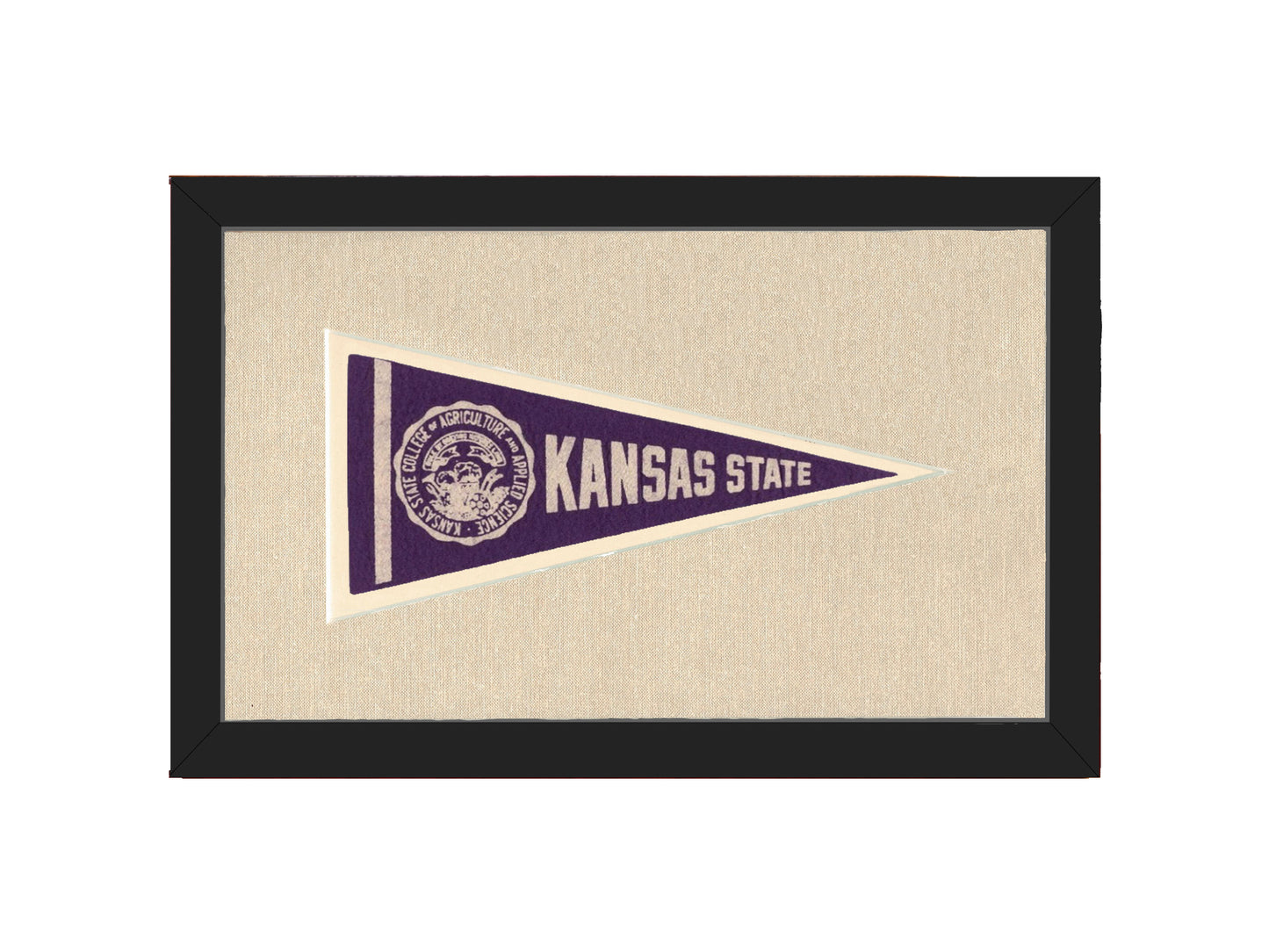 Vintage Kansas State University Pennant