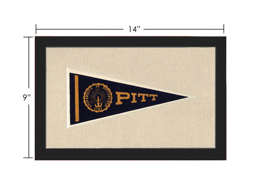 Vintage University of Pittsburgh Pennant