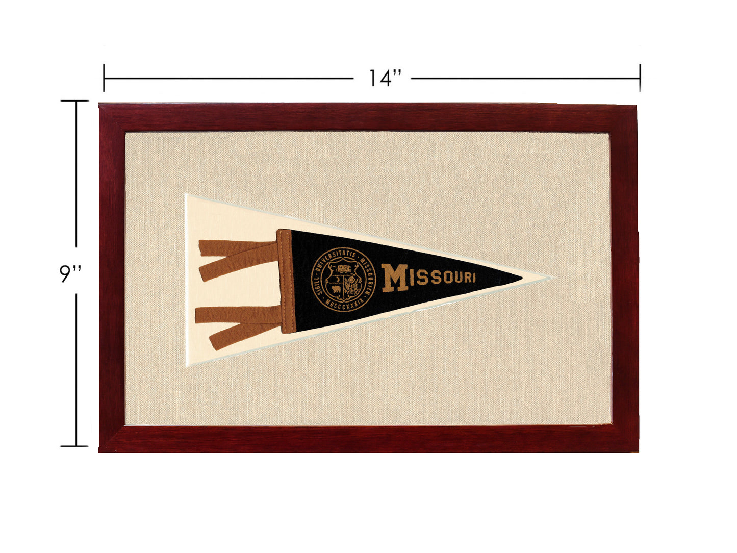 Vintage University of Missouri Pennant