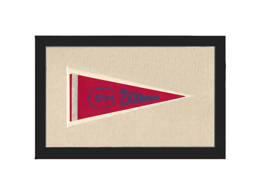 Vintage Montreal Canadiens Pennant