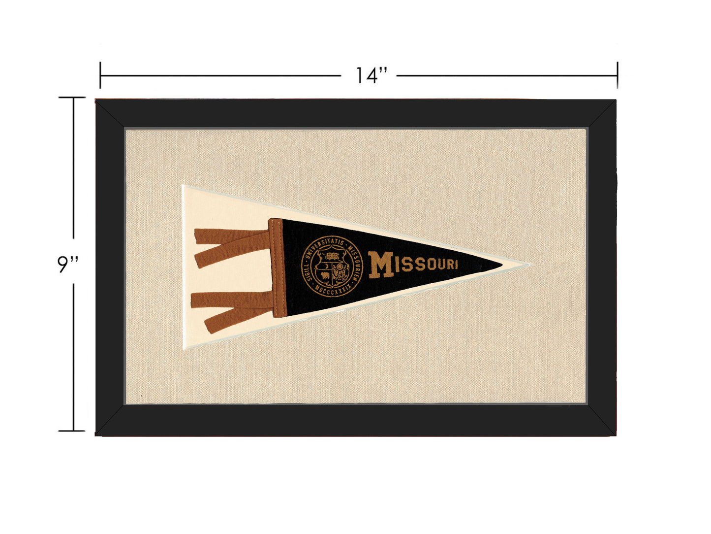 Vintage University of Missouri Pennant