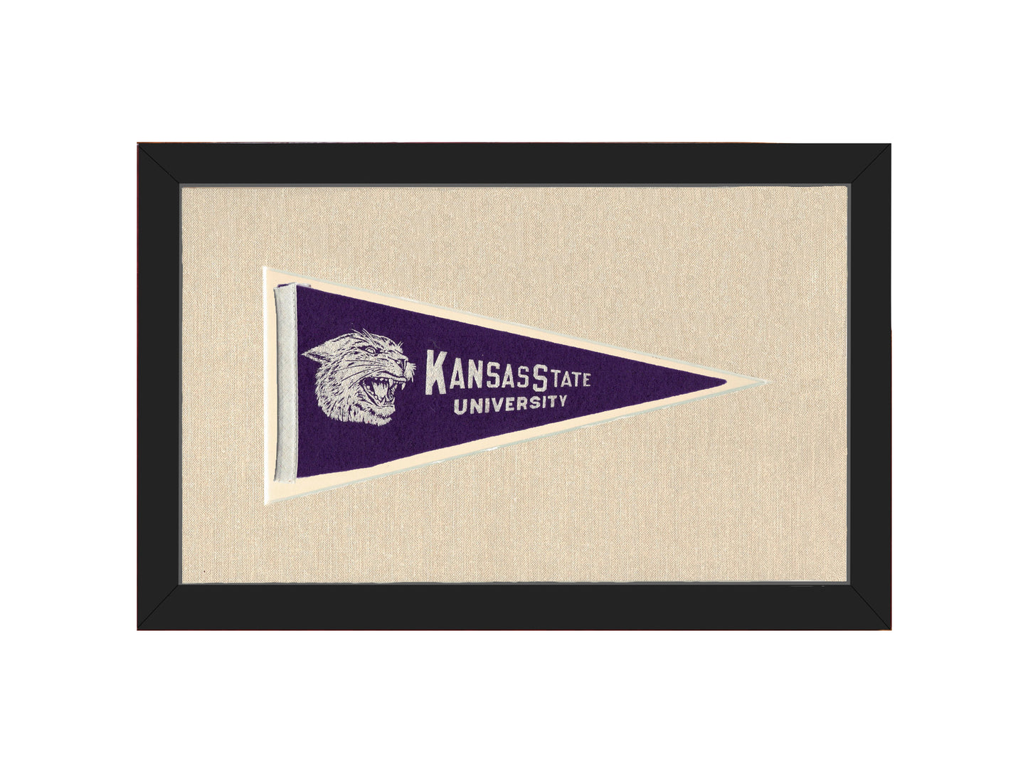 Vintage Kansas State University Pennant