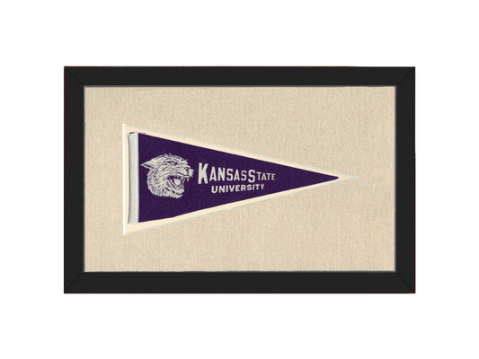 Vintage Kansas State University Pennant